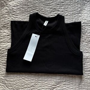 KOTN Essential Black Racer Tank Top NWT Size M